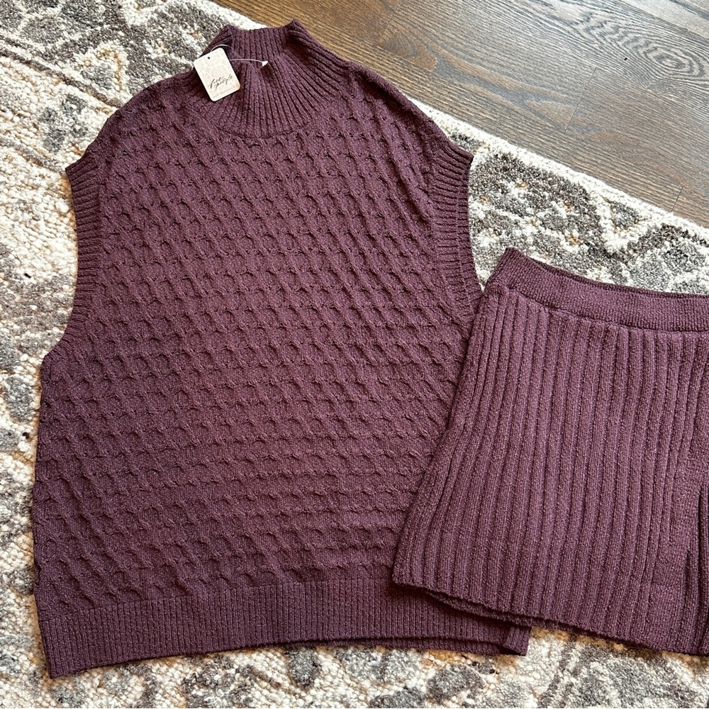 Free People Plum Rosemary Set